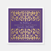 Épée Royale Médiévale Dorée Mariage Violet