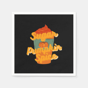 Serviette En Papier Épices Sucre Et Citrouille Et Tout Nice Classi