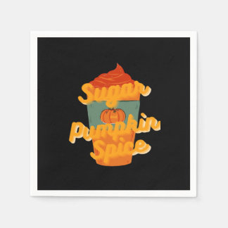 Serviette En Papier Épices Sucre Et Citrouille Et Tout Nice Classi