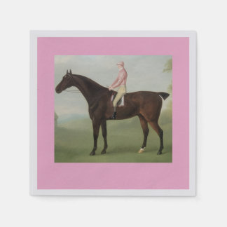 Serviette En Papier Equestrian Cocktail Napkin