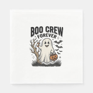 Serviette En Papier Équipage Boo pour toujours Chemise Halloween fantô