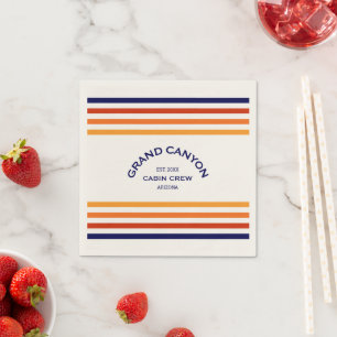 Serviette En Papier Équipage de la cabane du Grand Canyon Crête person