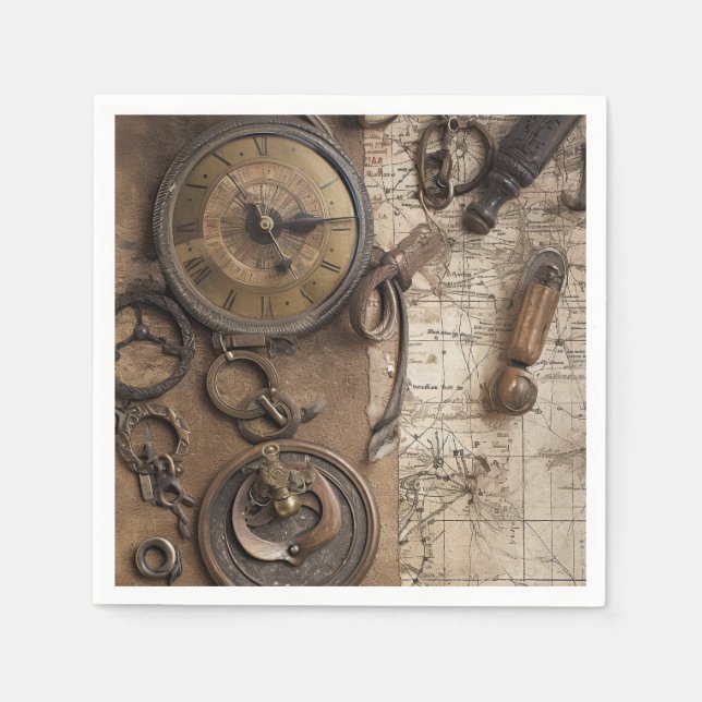 Serviette En Papier Escape Room Jeu fête d'anniversaire (Devant)