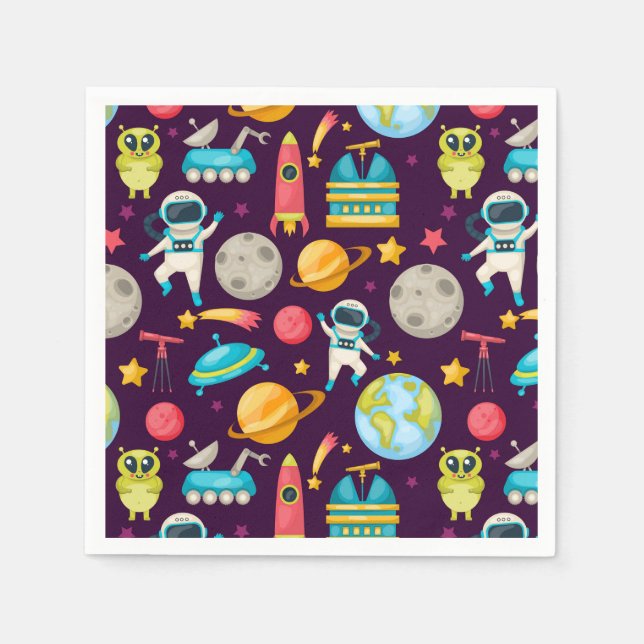 Serviette En Papier Espace (Devant)