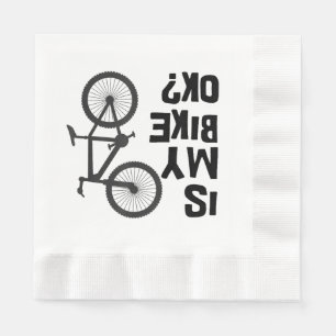 Serviette En Papier Est Mon Vélo OK Funny VTT