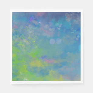 Serviette En Papier étang Abstrait