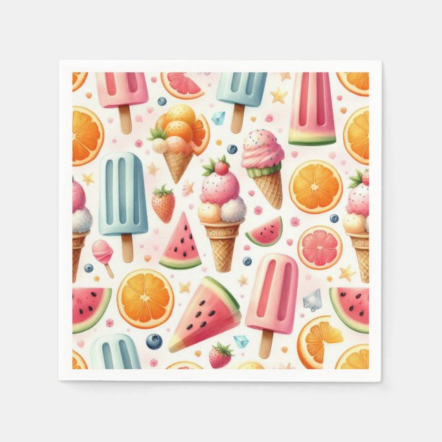 Serviette En Papier Étape Sweet (Devant)