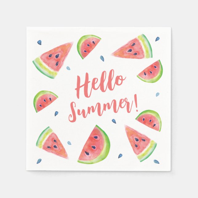 Serviette En Papier Été (Devant)