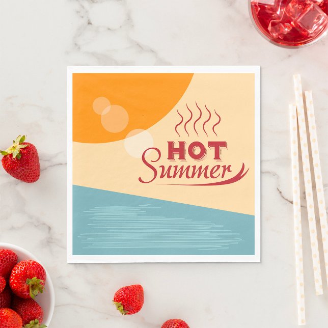 Serviette En Papier Été chaud (Créateur téléchargé)