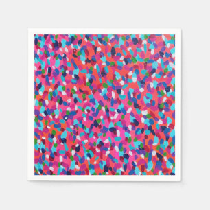 Serviette En Papier Eté rêve Impression Abstraite