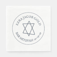 Étoile simple de David Custom B'nai Bat Bar Mitzva