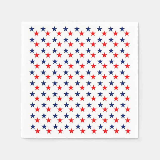 Serviette En Papier Étoiles (Devant)