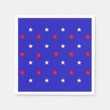 Étoiles blanches et rouges - Motif étoilé