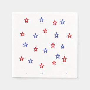 Serviette En Papier Étoiles du Parti Patriotique