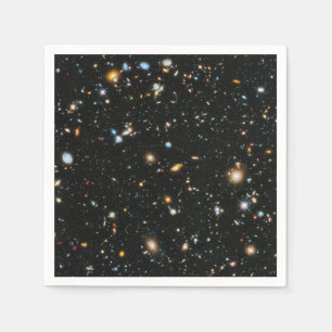 Serviette En Papier Étoiles et galaxies d'espace lointain