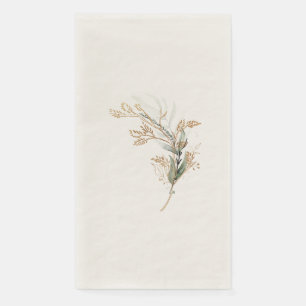 Serviette En Papier Eucalyptus botanique Moderne Élégant Premium