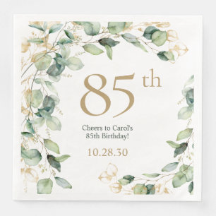 Serviette En Papier Eucalyptus pour les 85 ans