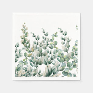 Serviette En Papier Eucalyptus vert