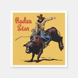 Serviette En Papier Événements de rodéo Western Party Napkins