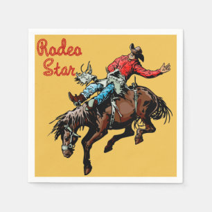 Serviette En Papier Événements de rodéo Western Party Napkins