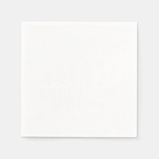 Serviette En Papier Évolution Pêche Pêcheur Pêcheur Pêcheur Pêcheur Pê