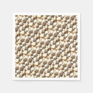 Serviette En Papier Exotic Tropical Sea Shell Summer Beach Photographi