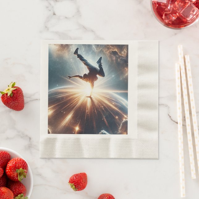 Serviette En Papier Explosion de rupture galactique dans l'espace prof (En situation)