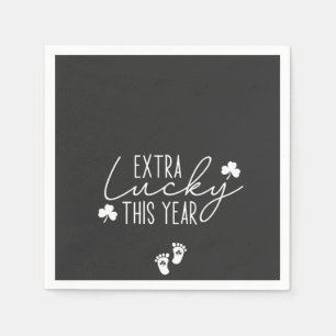 Serviette En Papier Extra Lucky Cette Année Grossesse St Patrick Lucky