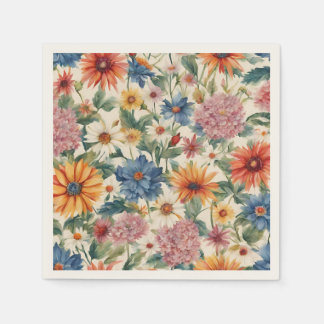 Serviette En Papier Extraordinaire Tender Summer Garden Flower
