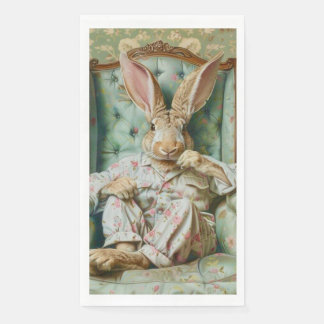Serviette En Papier Extremely Sophisticated Rabbit Guest Towels
