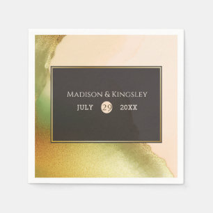 Serviette En Papier Fab Chartreuse 🤵 audacieux et élégant Mariage bud