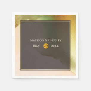 Serviette En Papier Fab Chartreuse 🤵 audacieux et élégant Mariage bud