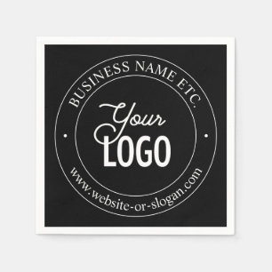 Serviette En Papier Facile de remplacement de logo et de texte personn