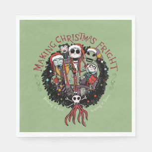 Serviette En Papier Faire de Noël des pétards effrayants