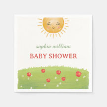 Faire-part de Baby Shower à l'aquarelle pour une F