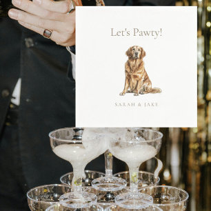 Serviette En Papier Faisons la Fête ! Cocktail de mariage personnalisé