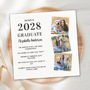 Serviette En Papier Faits amusants sur les diplômés modernes 3 Photo S