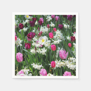 Serviette En Papier Falln Romantique Printemps matin
