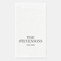 Famille Classique Design Nom Est Date Blanc