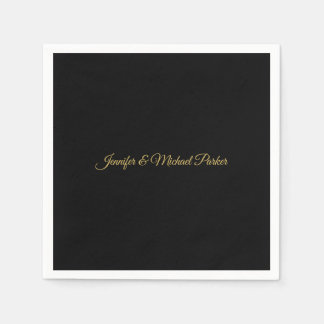 Serviette En Papier Famille de caractères Modern Creative Script coule