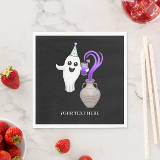 Serviette En Papier Fantôme célébrant Halloween