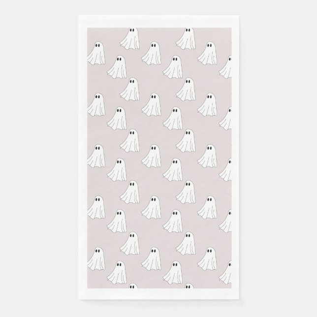 Serviette En Papier Fantômes éffrayants (Devant)