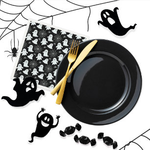 Serviette En Papier Fantômes mignons Araignées Spider Webs Hallowe