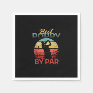 Serviette En Papier Fars Day Best Poppy Par Golf's Papa Grand-pa Men
