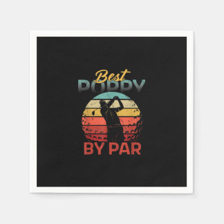 Serviette En Papier Fars Day Best Poppy Par Golf's Papa Grand-pa Men