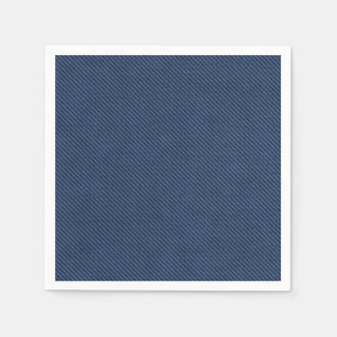 Serviette En Papier Faux Blue Jeans Fabric serviettes