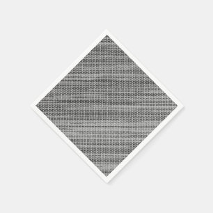 Serviette En Papier Faux Gray Fabric