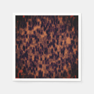 Serviette En Papier Faux Tortoise Shell Poster de animal Motif