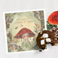 Fée magique de la forêt d'automne | Anniversaire