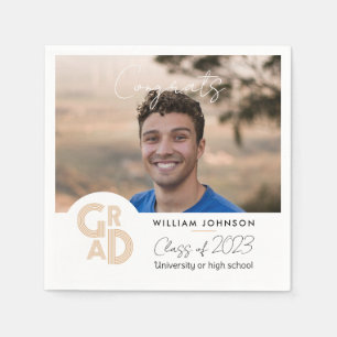 Serviette En Papier Félicats Classe de fin d'année 2023